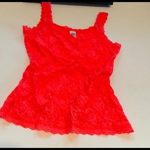 Hanky Panky - Vibrant Orange/Red Top - Large